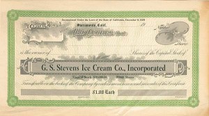 G. S. Stevens Ice Cream Co., Inc